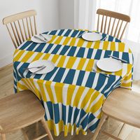 Modern Ocean: Stripes (Yellow & Blue)