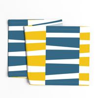 Modern Ocean: Stripes (Yellow & Blue)