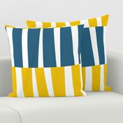 Modern Ocean: Stripes (Yellow & Blue)