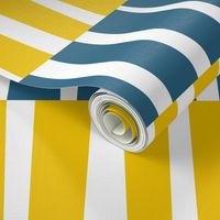 Modern Ocean: Stripes (Yellow & Blue)