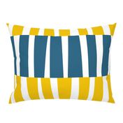 Modern Ocean: Stripes (Yellow & Blue)