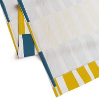 Modern Ocean: Stripes (Yellow & Blue)