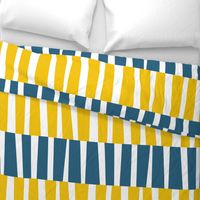 Modern Ocean: Stripes (Yellow & Blue)