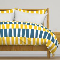 Modern Ocean: Stripes (Yellow & Blue)