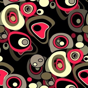  Abstract polka dots pattern 