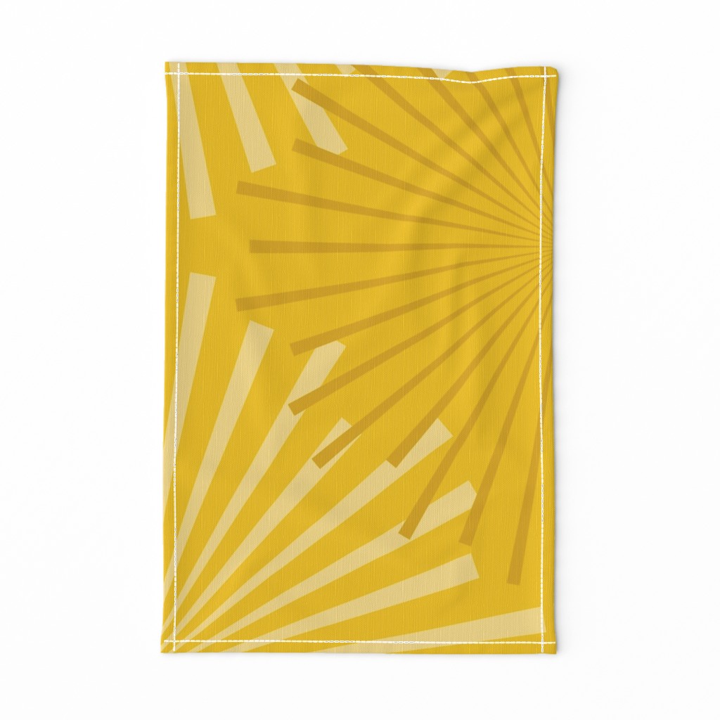 Modern Ocean: Sunburst (Yellow)