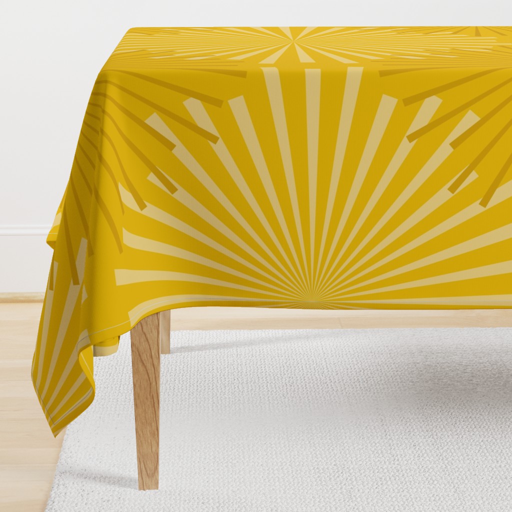 Modern Ocean: Sunburst (Yellow)