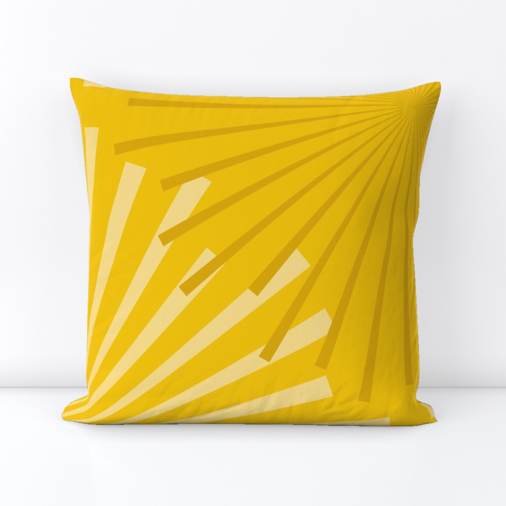 Modern Ocean: Sunburst (Yellow)