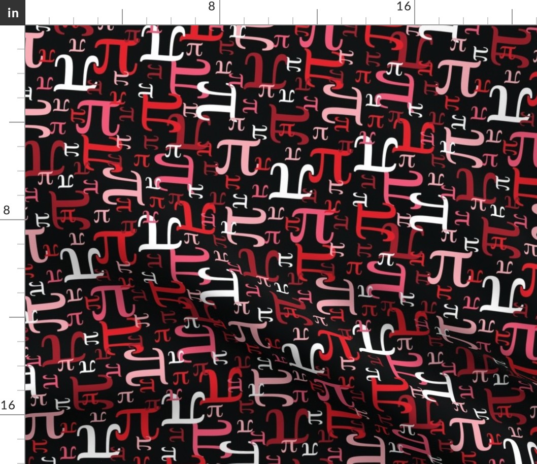 Pieces of Pi (Red)