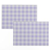 1" Buffalo Plaid- lilac and grey- lavender and gray