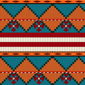 American indian seamless pattern