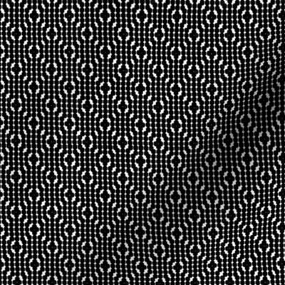 Geometric Octagon Pattern black & white