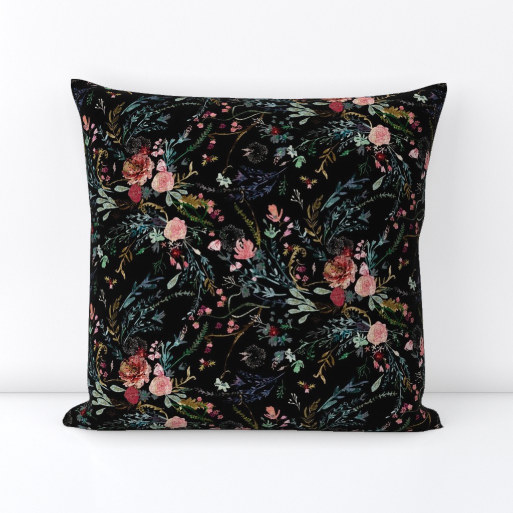 Fable  Floral (black) MED 