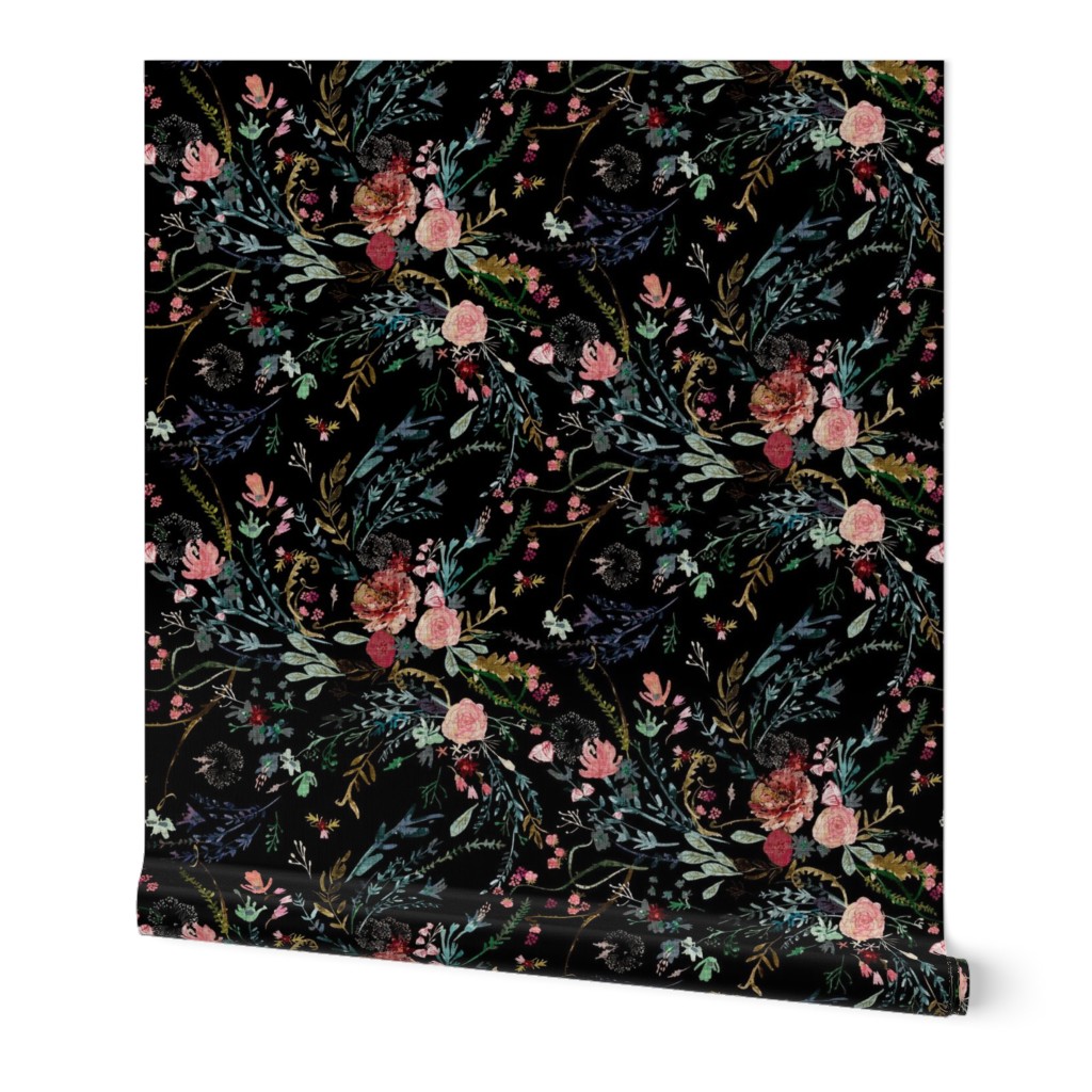 Fable  Floral (black) MED 