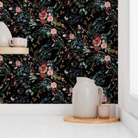 Fable  Floral (black) MED 