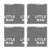 8" quilt block - Little Man