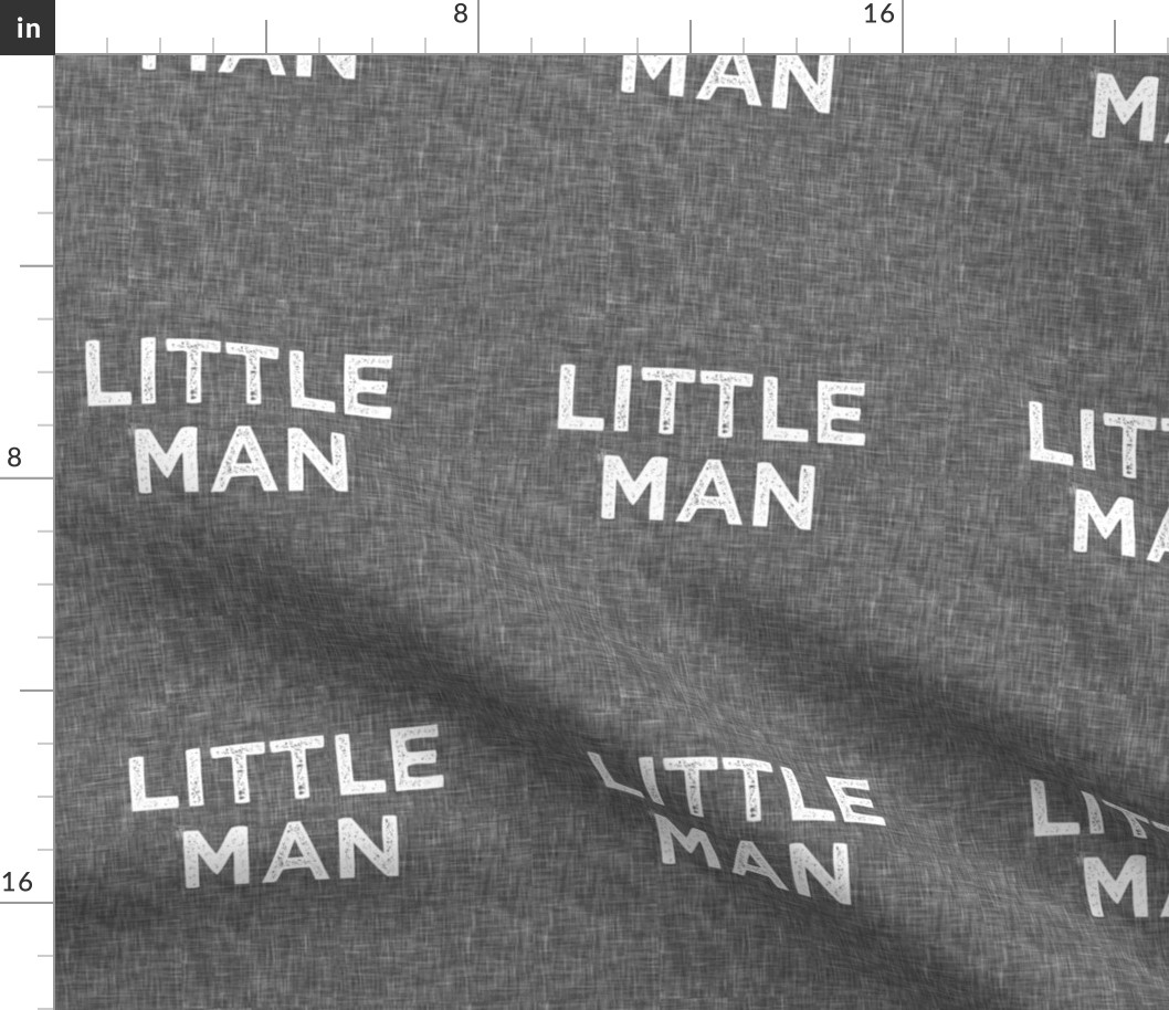 8" quilt block - Little Man