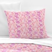 Rose Peony Garden Geometric Boho Kaleidoscope