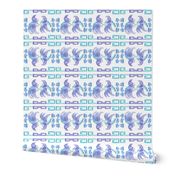 Blue Willow Inspired Napkin