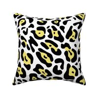 Leopard Print - Black, Yellow and White