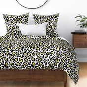 Leopard Print - Black, Yellow and White