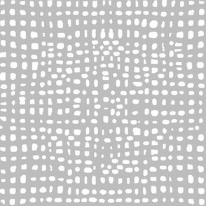 grey grid fabric // grid weave fabric nursery fabric coordinate