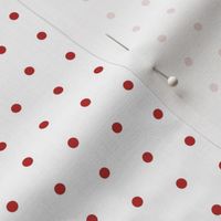 mini dots fabric // red polka dots fabric polka dot fabric 