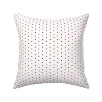 mini dots fabric // red polka dots fabric polka dot fabric 