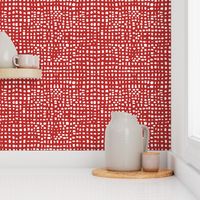 weave fabric // red grid fabric andrea lauren fabric