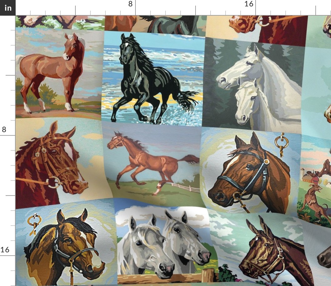 Paint By Number Horses - large