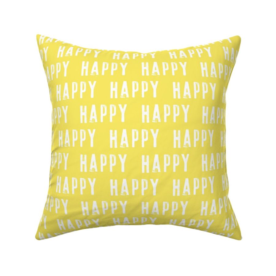 happy on yellow