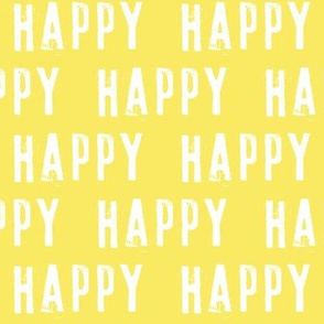 happy on yellow