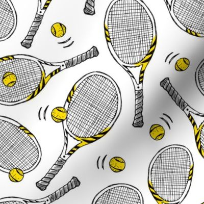 Tennis rackets - sport game