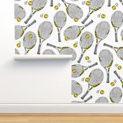 Tennis rackets - sport game