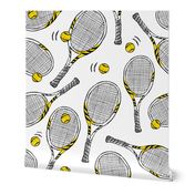 Tennis rackets - sport game