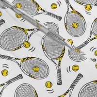 Tennis rackets - sport game