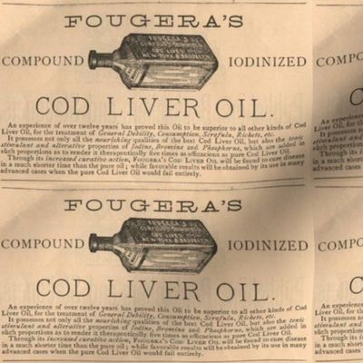 Fougera's Cod Liver Oil advertisement 