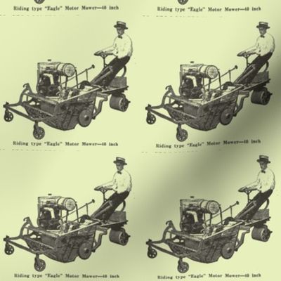 Riding Lawn Mower advertisement 100 from years ago