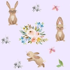 Spring Time Fun Bunnies / Lilac