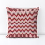 red and grey chevrons fabric // red and grey chevron coordinate