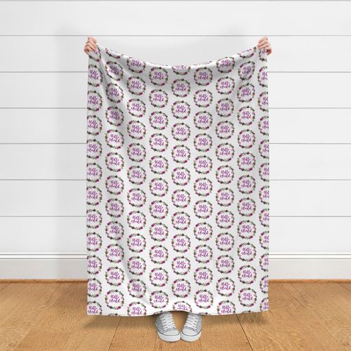 purple swaddle