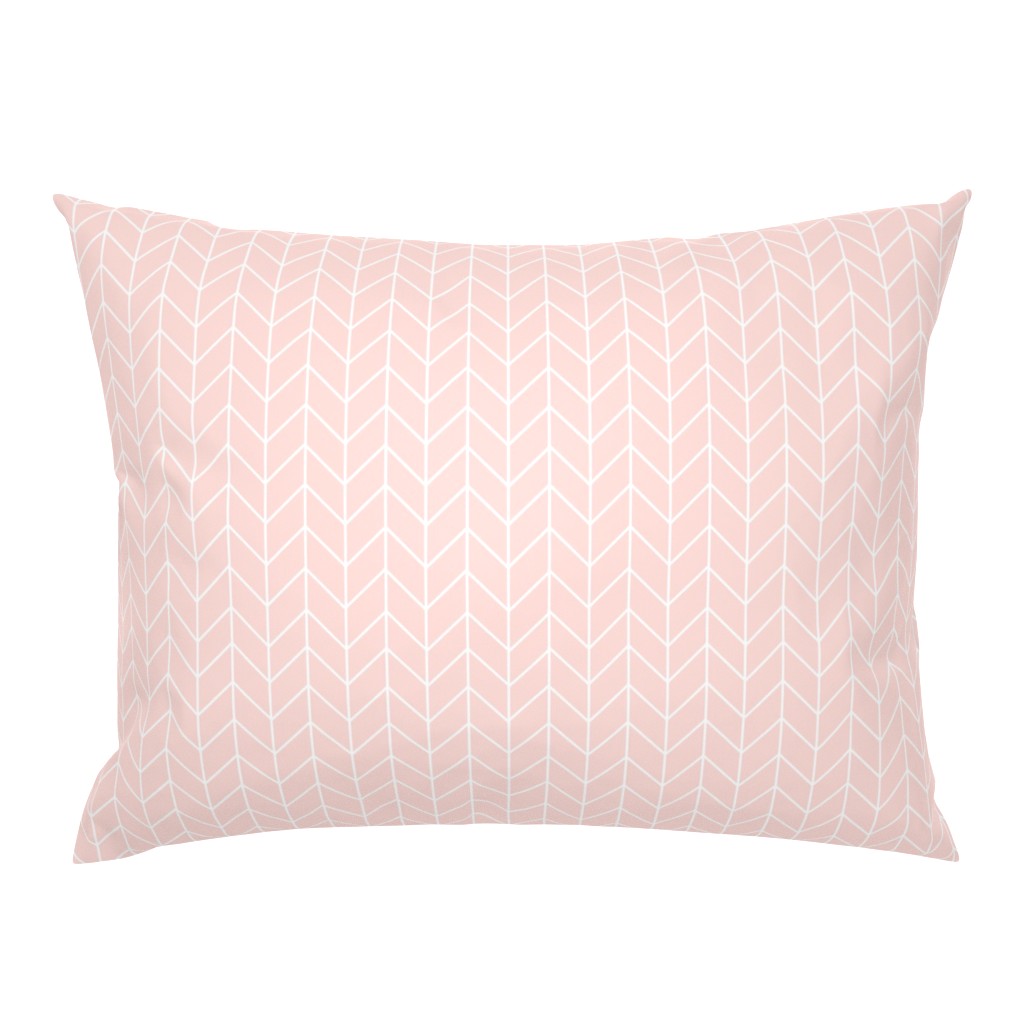 chevron blush pink fabric