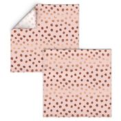 rose gold painted blush pink dots fabric painted dot fabric