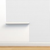 granite grey windowpane grid 1" square check graph paper