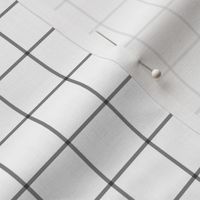 granite grey windowpane grid 1" square check graph paper