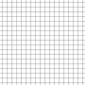 granite grey windowpane grid 1" square check graph paper