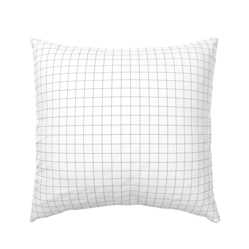 sterling grey windowpane grid 1" square check graph paper