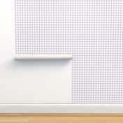 amethyst purple windowpane grid 1" square check graph paper