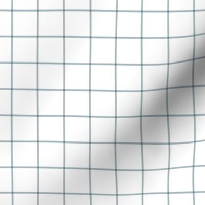 slate blue windowpane grid 1" square check graph paper