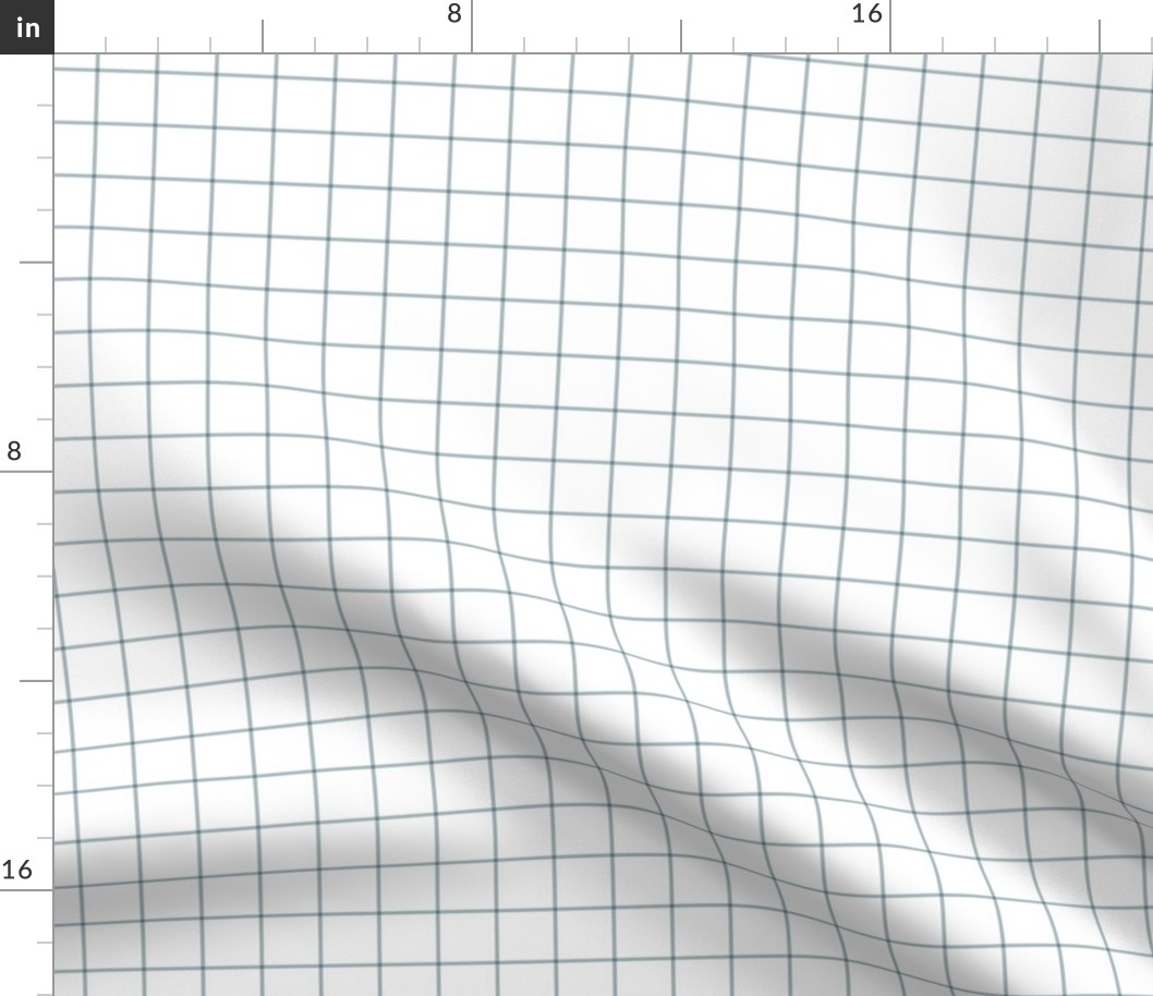 slate blue windowpane grid 1" square check graph paper